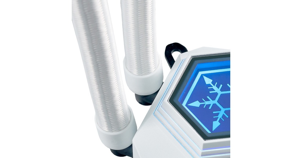 SilverStone SST-PF240W-ARGB-V2 240mm, Wasserkühlung(weiß, inkl. RGB-Controller)