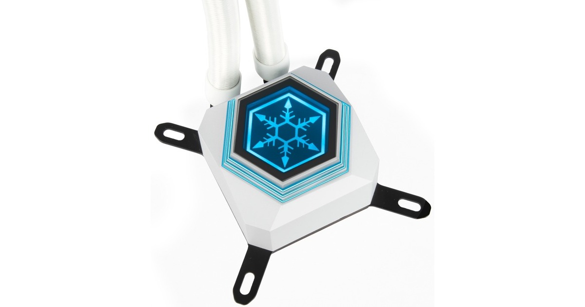 SilverStone SST-PF240W-ARGB-V2 240mm, Wasserkühlung(weiß, inkl. RGB-Controller)