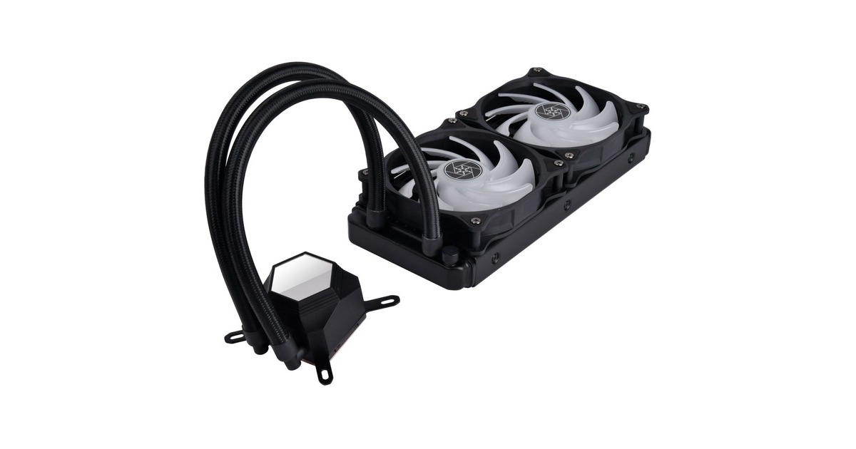 SilverStone SST-PF240-ARGB-V2 240mm, Wasserkühlung(schwarz, inkl. RGB-Controller)