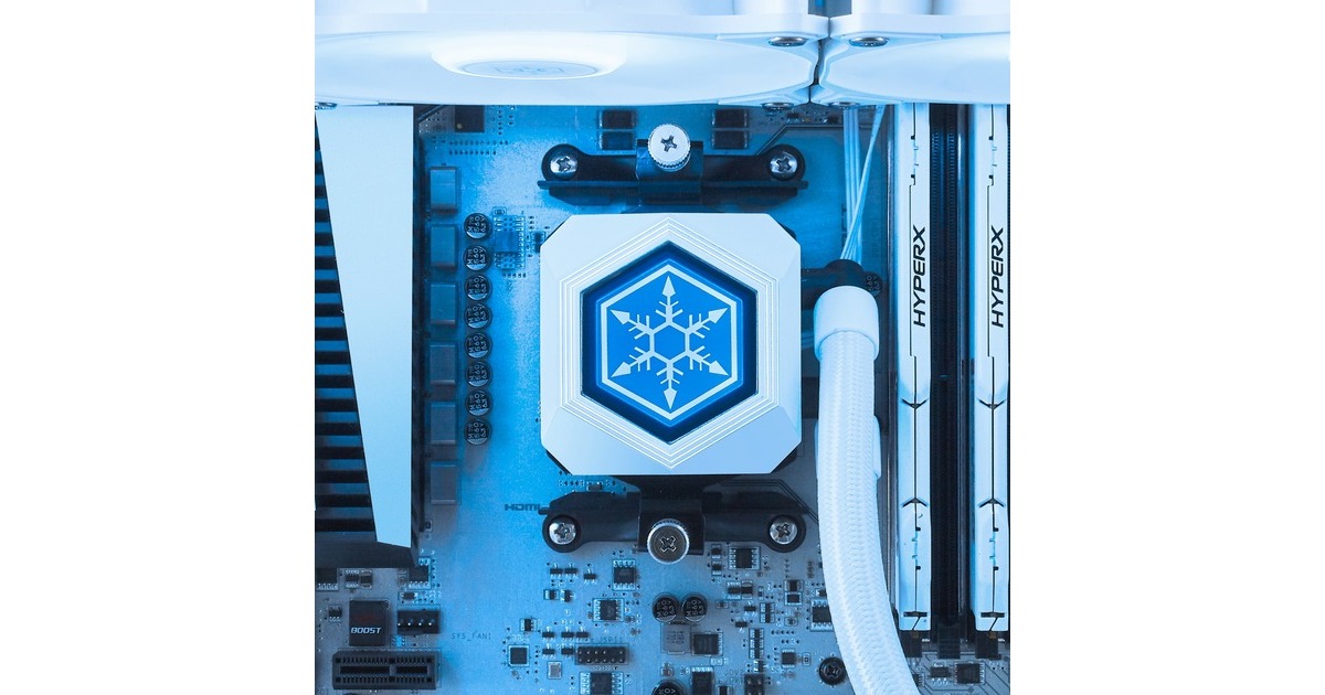 SilverStone SST-PF360W-ARGB-V2 360mm, Wasserkühlung(weiß, inkl. RGB-Controller)