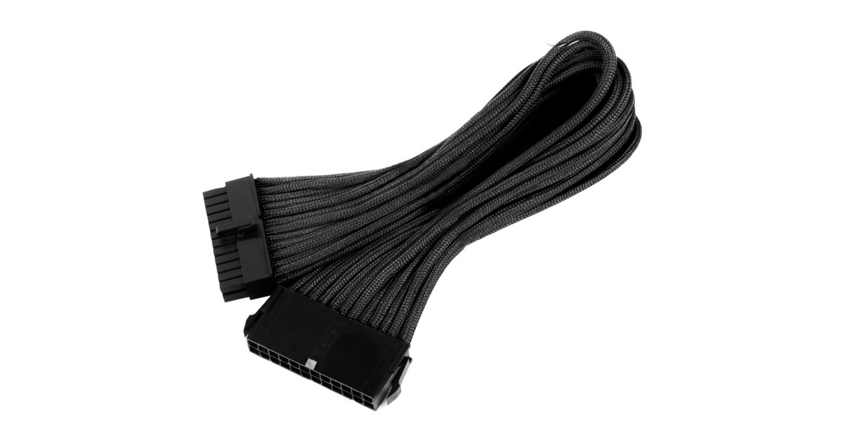 SilverStone SST-PP07-MBB, Verlängerungskabel(schwarz, 30 cm, Lite Retail)