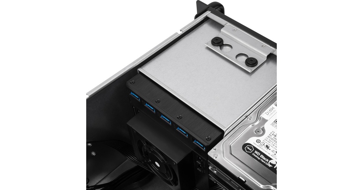 SilverStone SST-RM41-506, Rack-Gehäuse(schwarz, 4 Höheneinheiten)