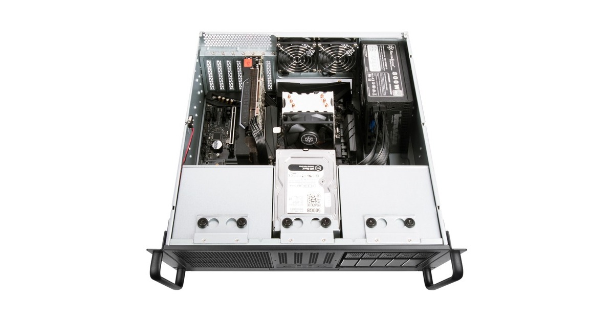 SilverStone SST-RM41-506, Rack-Gehäuse(schwarz, 4 Höheneinheiten)