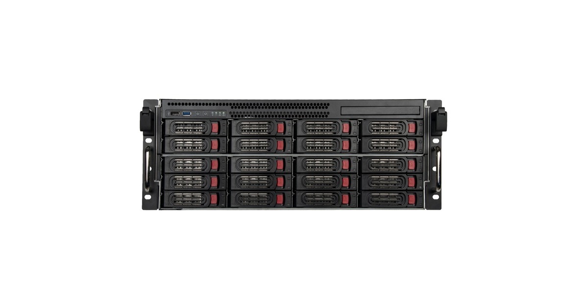 SilverStone SST-RM43-320-RS, Rack, Server-Gehäuse(schwarz)