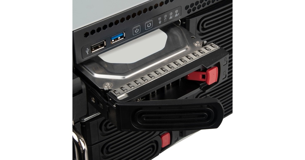 SilverStone SST-RM43-320-RS, Rack, Server-Gehäuse(schwarz)