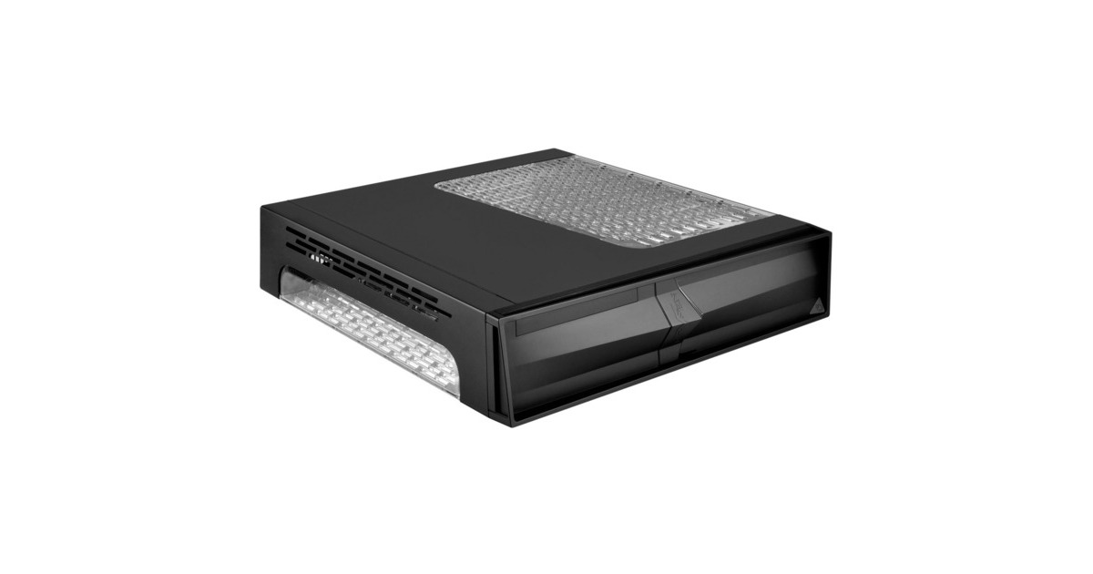 SilverStone SST-RVZ02B-W Window, Desktop-Gehäuse(schwarz, Windows-Kit)
