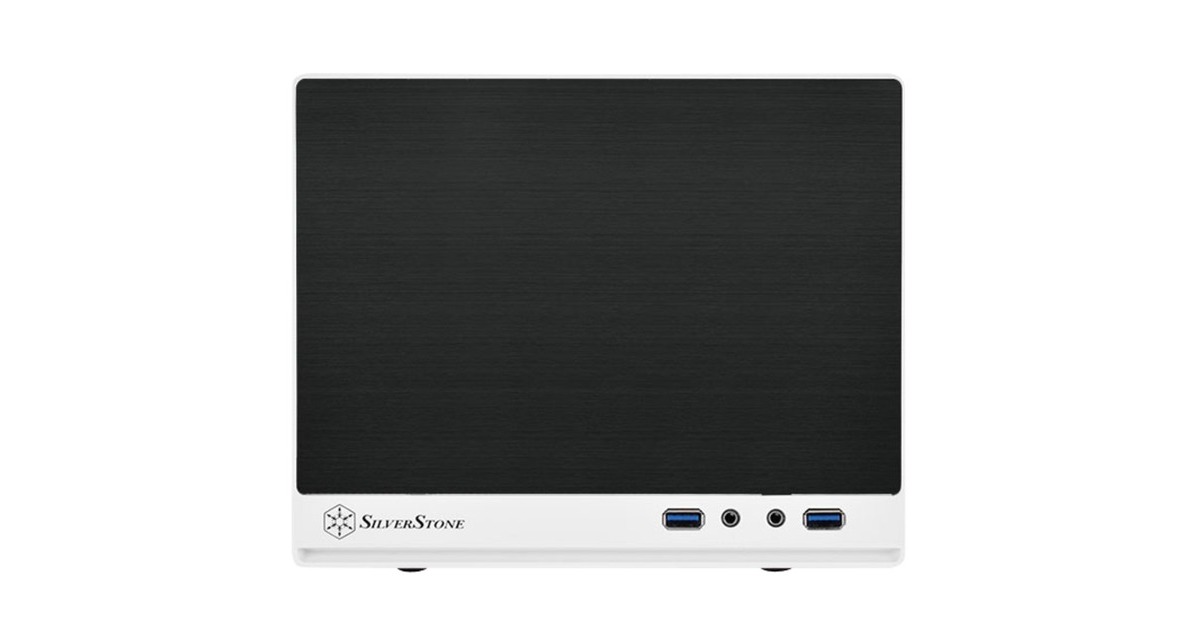 SilverStone SST-SG13WB-Q, Cube-Gehäuse(weiß/schwarz)