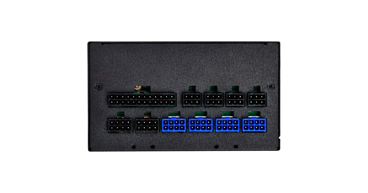 SilverStone SST-ST1200-PTS 1200W, PC-Netzteil(schwarz, 8x PCIe, Kabel-Management, 1200 Watt)