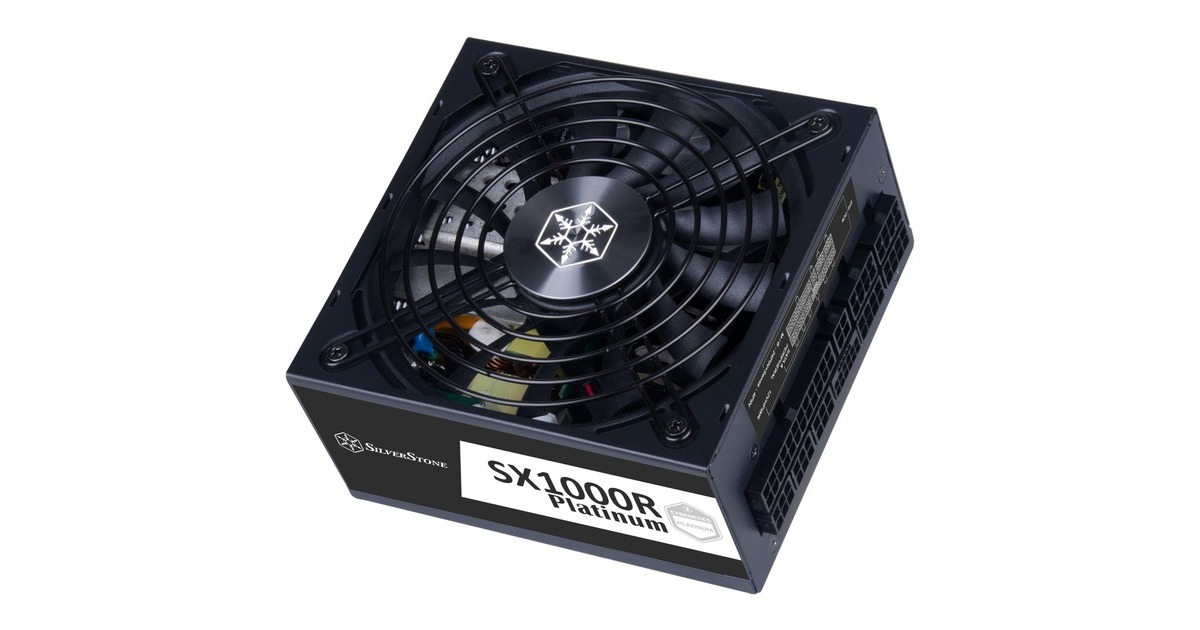 SilverStone SST-SX1000R-PL 1000W, PC-Netzteil(schwarz, Kabel-Management, 1000 Watt)