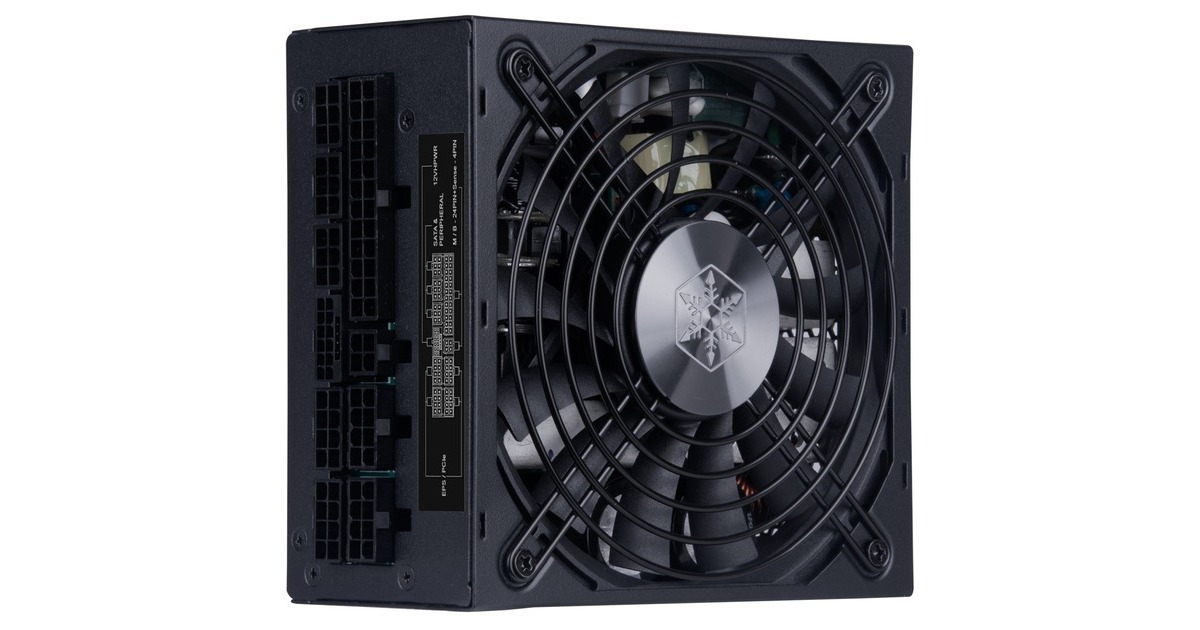 SilverStone SST-SX1000R-PL 1000W, PC-Netzteil(schwarz, Kabel-Management, 1000 Watt)