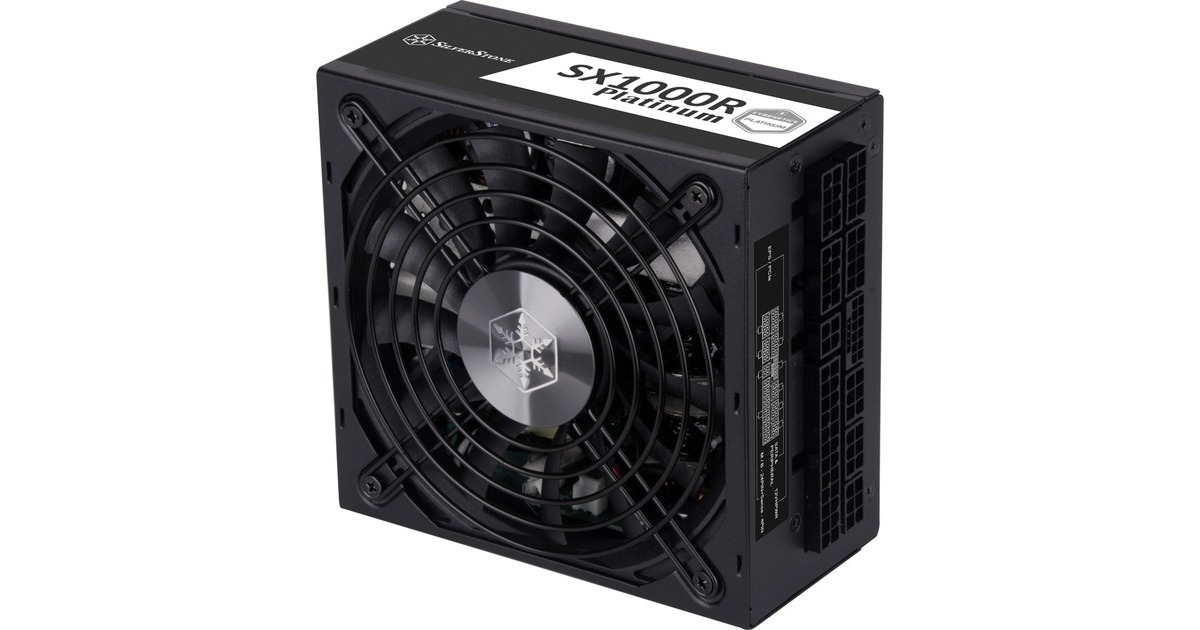 SilverStone SST-SX1000R-PL 1000W, PC-Netzteil(schwarz, Kabel-Management, 1000 Watt)