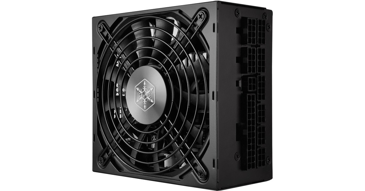 SilverStone SST-SX1000-LPT Platinum v1.1, PC-Netzteil(schwarz, 6x PCIe, Kabel-Management, 1000 Watt)