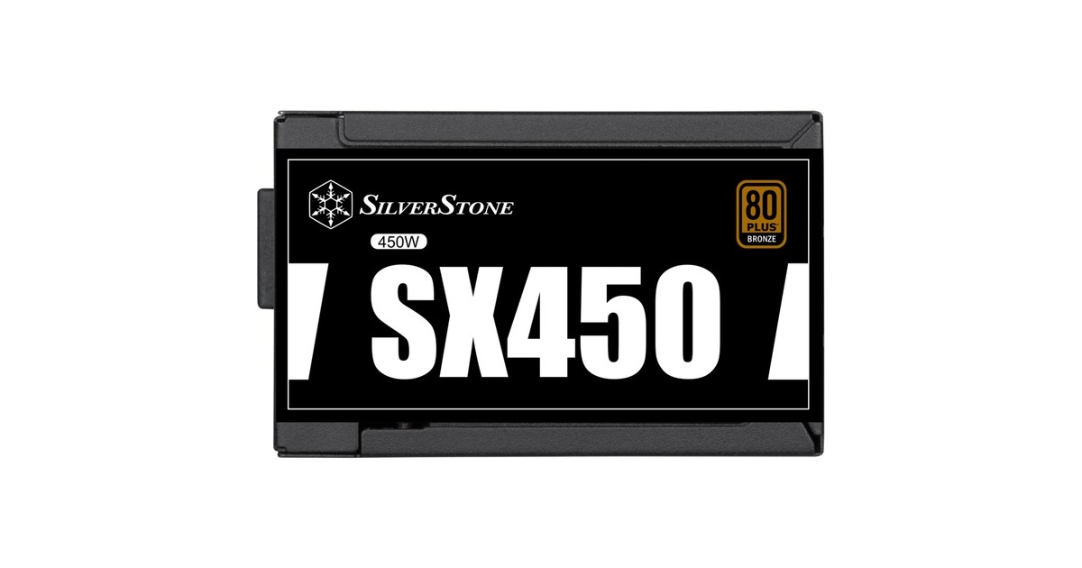 SilverStone SST-SX450-B 450W, PC-Netzteil(schwarz, 450 Watt)