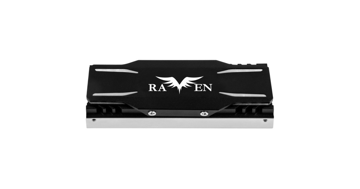 SilverStone SST-TP03-ARGB, Kühlkörper(schwarz, unterstützt M.2 2280 SSD)