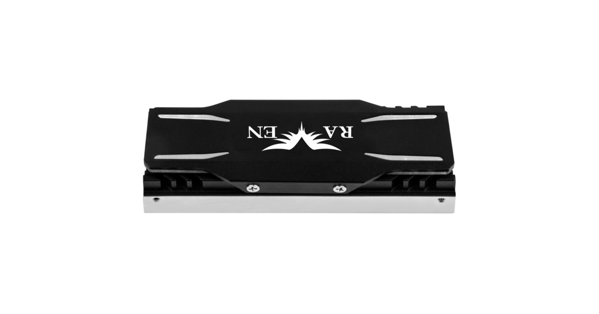 SilverStone SST-TP03-ARGB, Kühlkörper(schwarz, unterstützt M.2 2280 SSD)