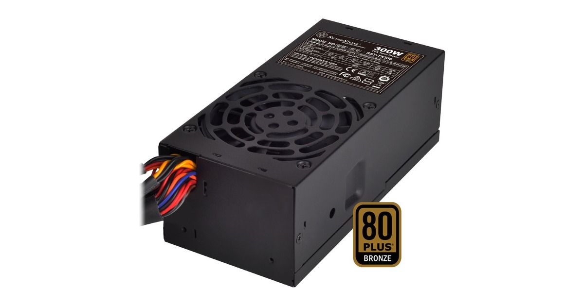 SilverStone SST-TX300, PC-Netzteil(schwarz, 1x PCIe, 300 Watt) SilverStone SST-TX300, PC-Netzteil(schwarz, 1x PCIe, 300 Watt)