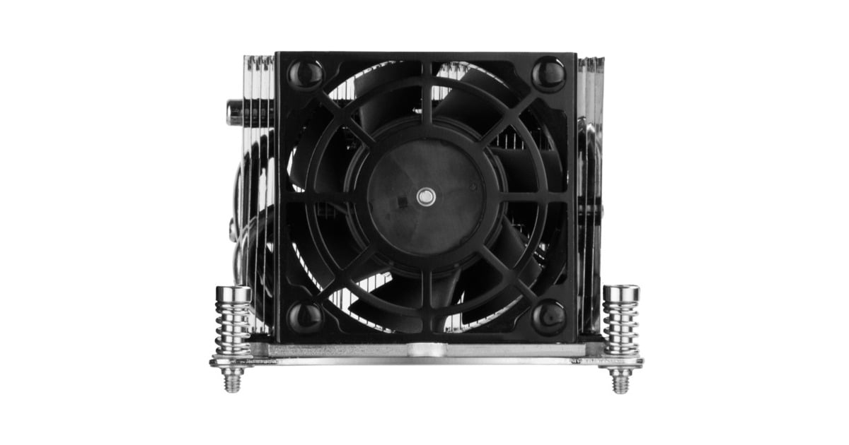 SilverStone SST-XE02-2066, CPU-Kühler(silber/schwarz, 2HE, für Sockel 2011, 2066 Square & Narrow, Outlet)