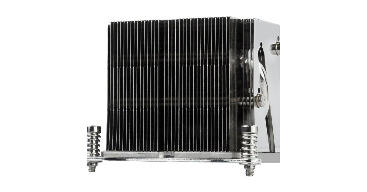 SilverStone SST-XE02-2066, CPU-Kühler(silber/schwarz, 2HE, für Sockel 2011, 2066 Square & Narrow, Outlet)