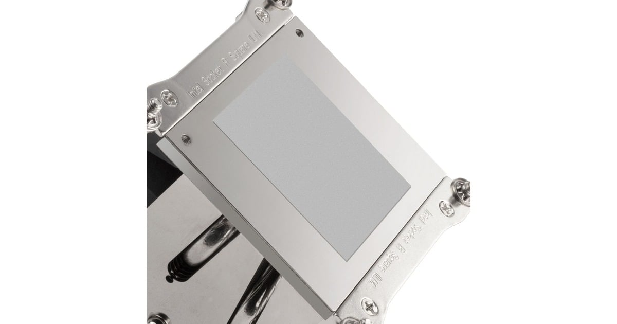 SilverStone SST-XE02-2066, CPU-Kühler(silber/schwarz, 2HE, für Sockel 2011, 2066 Square & Narrow, Outlet)