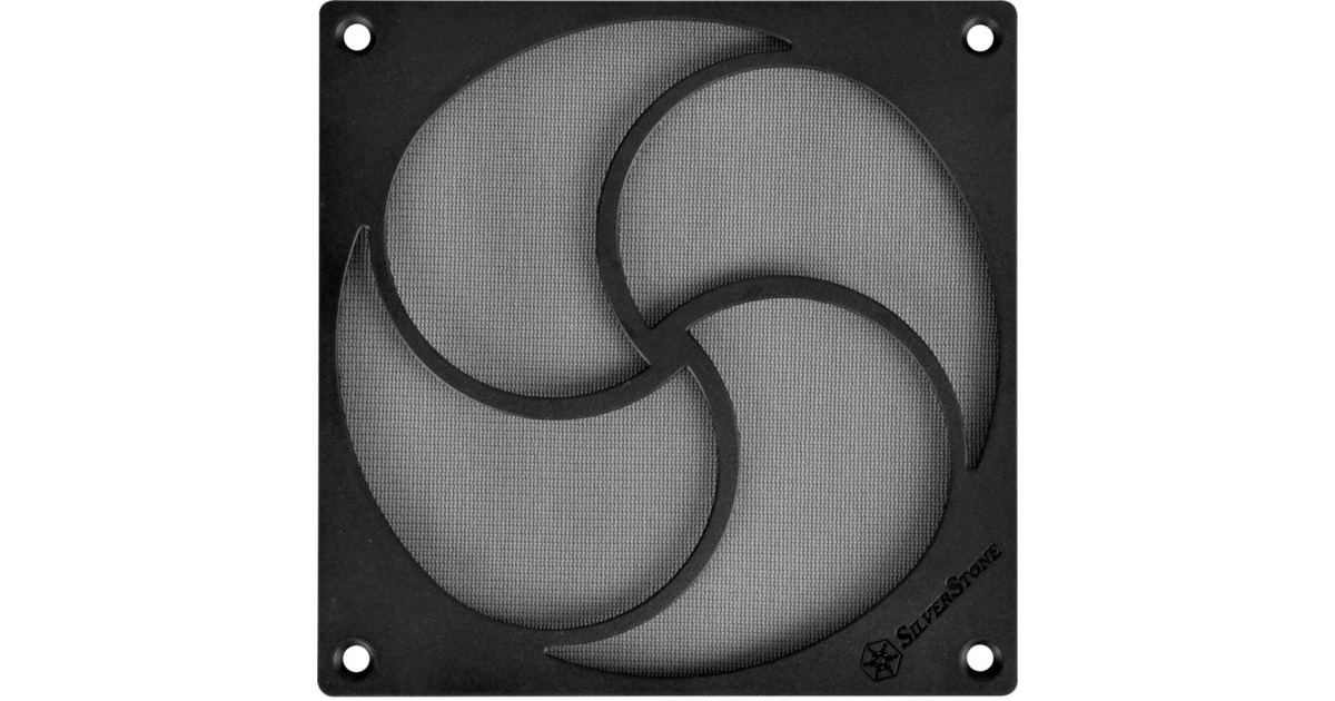 SilverStone Staubfilter SST-FF125B(schwarz, für 120mm-Lüfter)