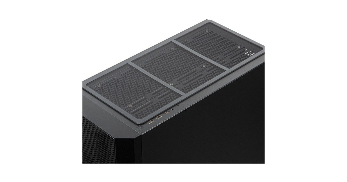 SilverStone Staubfilter SST-FF146B(schwarz, für 3x 140mm-Lüfter)