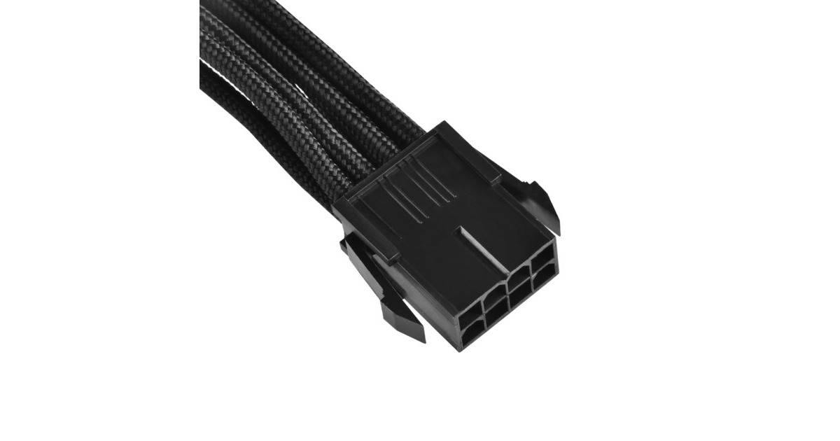 SilverStone Strom-Verlängerungskabel SST-PP07-EPS8B(schwarz, 30cm)