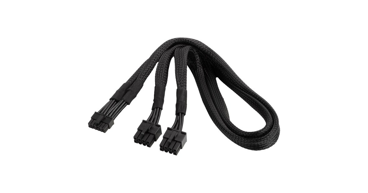 SilverStone Stromkabel SST-PP12-EPS(schwarz, 55cm)