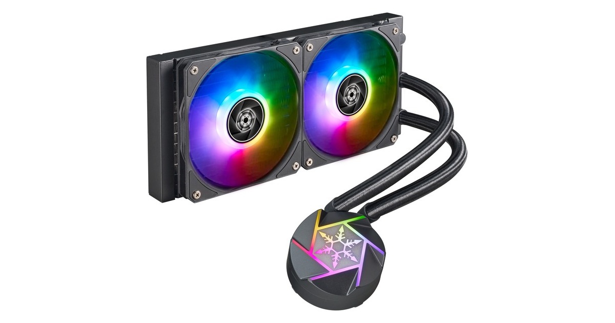 SilverStone VIDA 240 SLIM 240mm, Wasserkühlung(schwarz, Outlet)