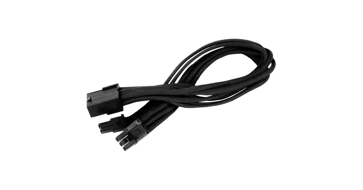 SilverStone Verlängerungskabel SST-PP07-PCIB(schwarz, 25cm)