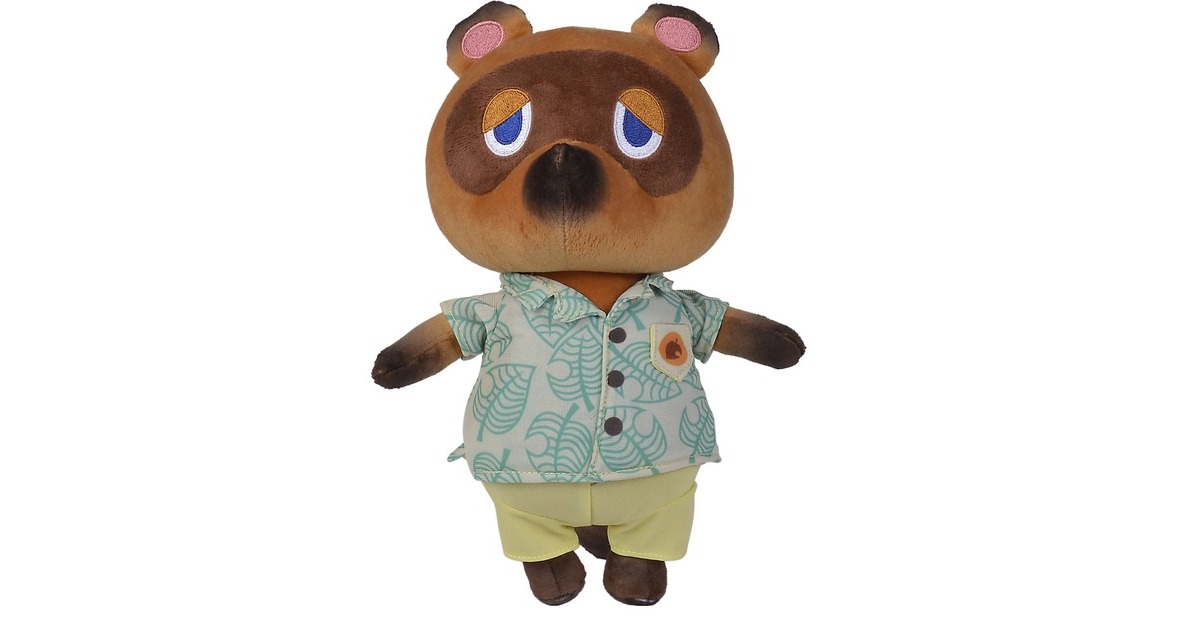 Simba Animal Crossing Tom Nook, Kuscheltier( 25 cm)