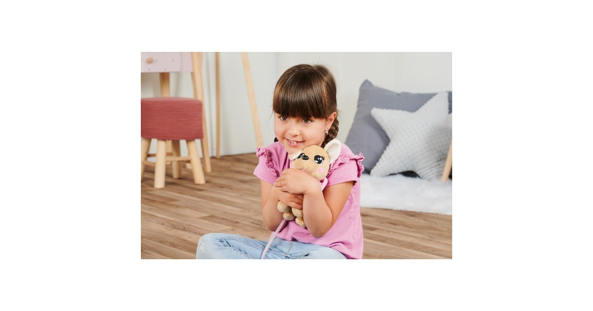 Simba ChiChi LOVE Loomy - Chihuahua ChiChi, Kuscheltier(beige/rosa, 20 cm)