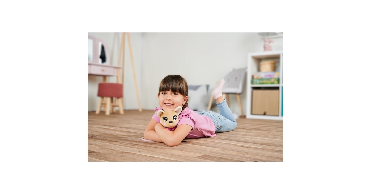 Simba ChiChi LOVE Loomy - Chihuahua ChiChi, Kuscheltier(beige/rosa, 20 cm)