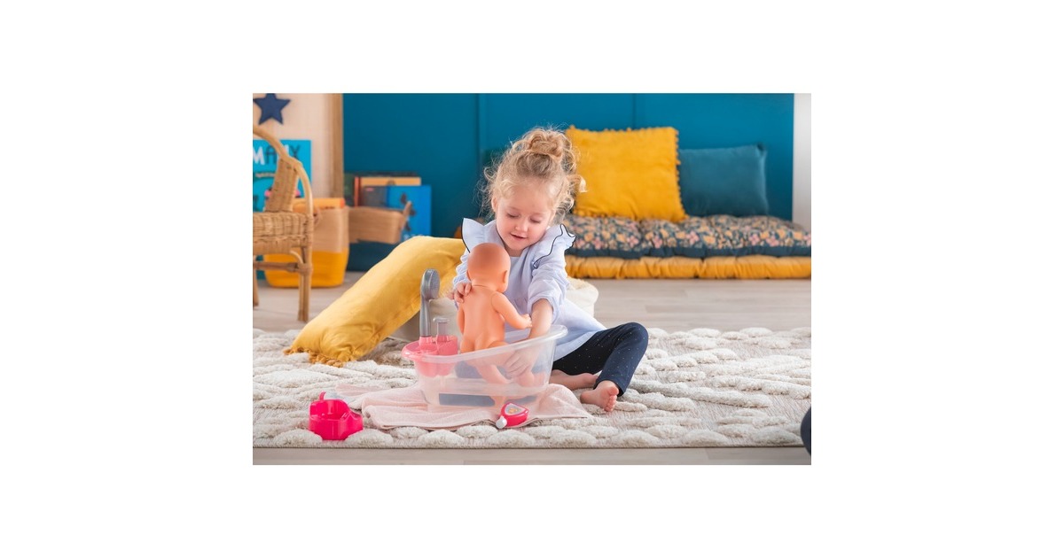 Simba Corolle Mon Grand Poupon Emma Trink+Näss Badebaby, Puppe