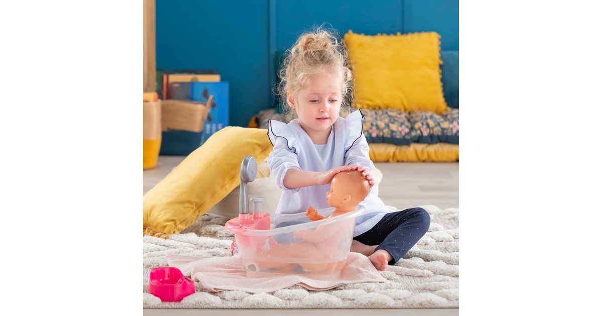 Simba Corolle Mon Grand Poupon Emma Trink+Näss Badebaby, Puppe