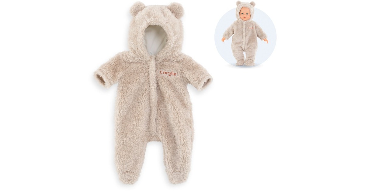 Simba Corolle Mon Grand Poupon Kuschelanzug Teddy 42 cm, Puppenzubehör