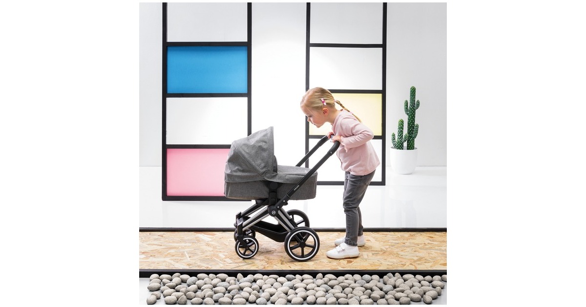 Simba Corolle Mon Grand Pupon 36-42cm Cybex Puppenwagen(grau)
