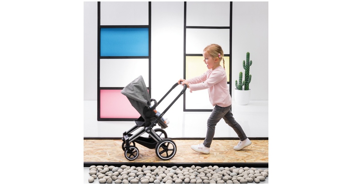 Simba Corolle Mon Grand Pupon 36-42cm Cybex Puppenwagen(grau)