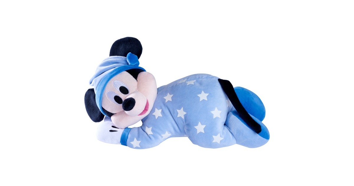 Simba Disney Gute Nacht Mickey GID, Kuscheltier(30 cm)