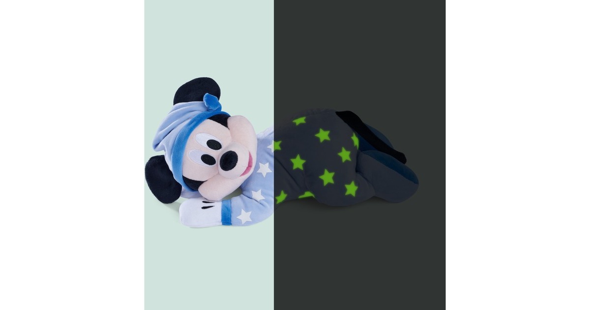 Simba Disney Gute Nacht Mickey GID, Kuscheltier(30 cm)