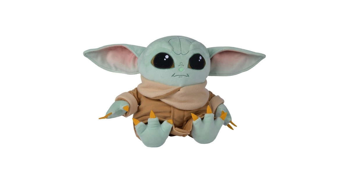 Simba Disney The Mandalorian Grogu, The Child Ultimate, Kuscheltier(türkis/braun)