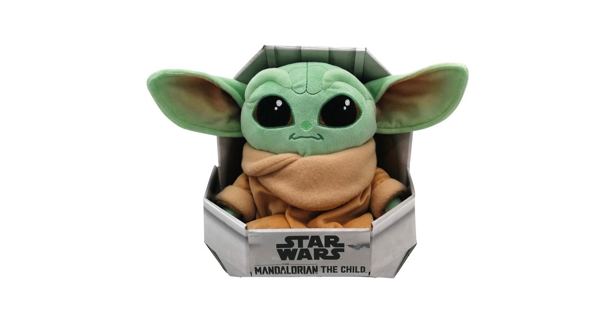 Simba Disney The Mandalorian Grogu, The Child, Kuscheltier(grün/braun, 25 cm)