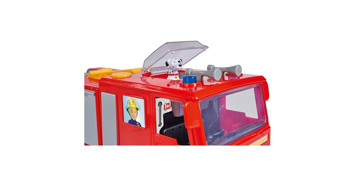 Simba Feuerwehrmann Sam Jupiter Serie 13, Spielfahrzeug(rot/gelb)