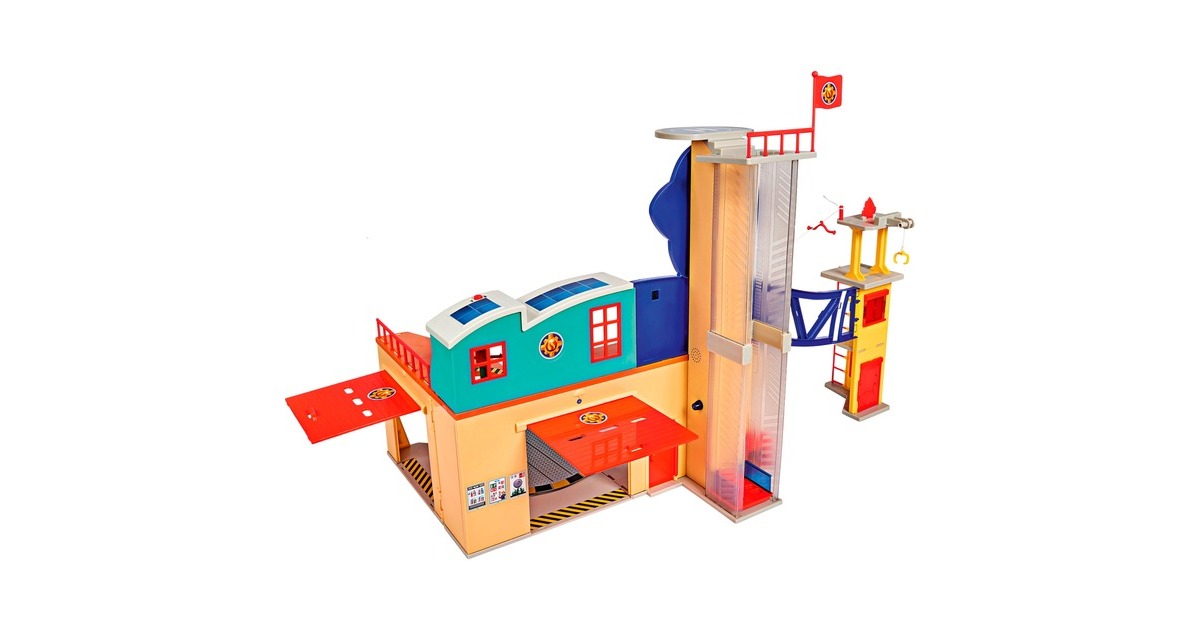 Simba Feuerwehrmann Sam Mega-Feuerwehrstation XXL, Spielgebäude