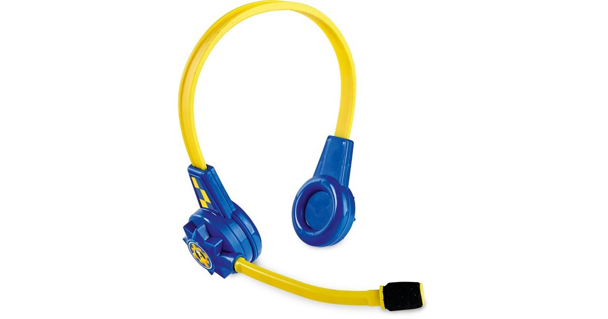 Simba Feuerwehrmann Sam Polizei Headset und Smartphone, Rollenspiel(blau/gelb)