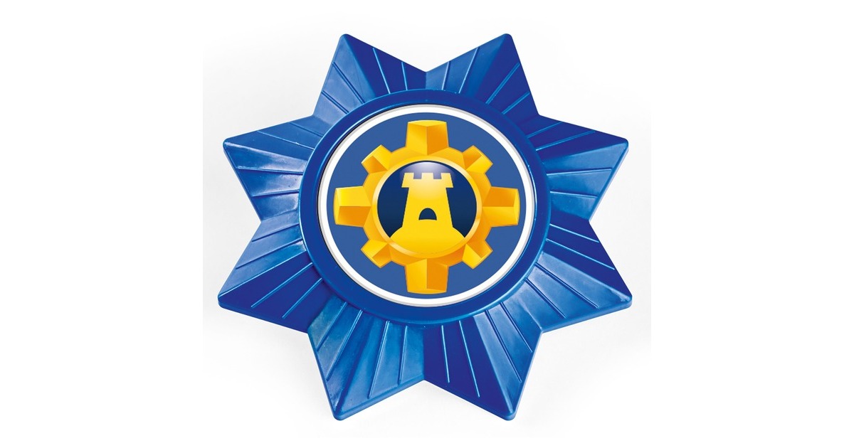 Simba Feuerwehrmann Sam Polizei Headset und Smartphone, Rollenspiel(blau/gelb)