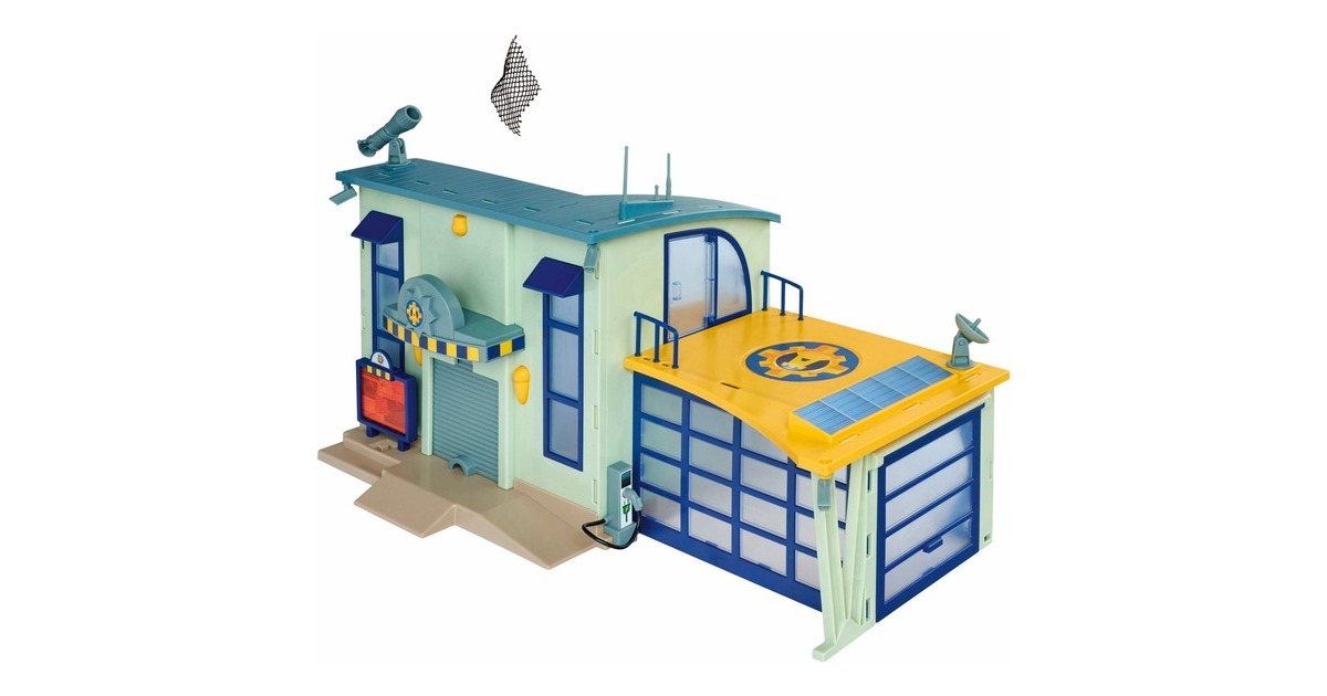 Simba Feuerwehrmann Sam Polizeistation mit Figur, Spielgebäude