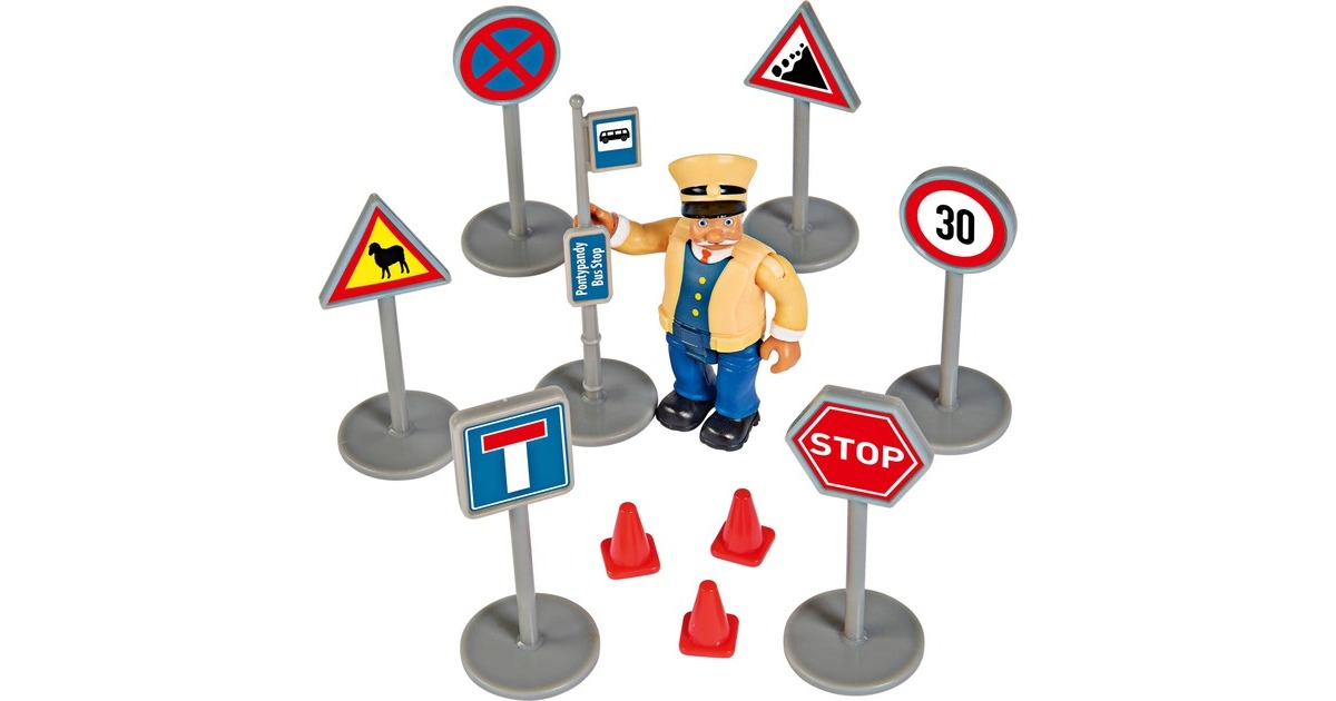 Simba Feuerwehrmann Sam - Trevors Bus mit Figur, Spielfahrzeug