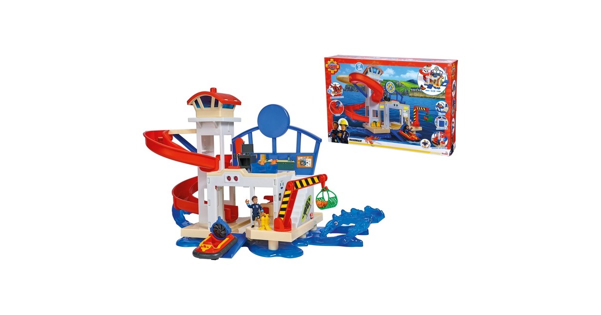 Simba Feuerwehrmann Sam neue Wasserwacht, Spielgebäude
