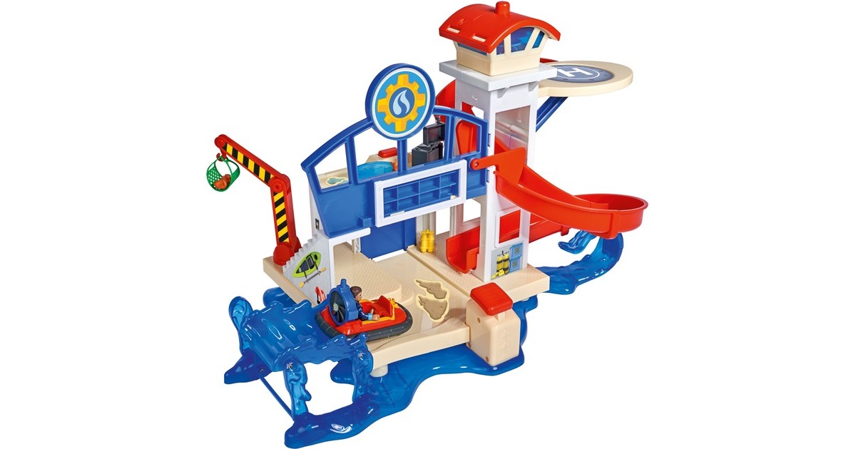 Simba Feuerwehrmann Sam neue Wasserwacht, Spielgebäude
