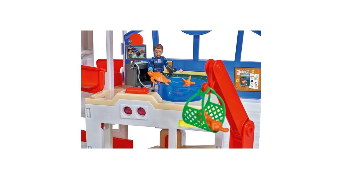 Simba Feuerwehrmann Sam neue Wasserwacht, Spielgebäude